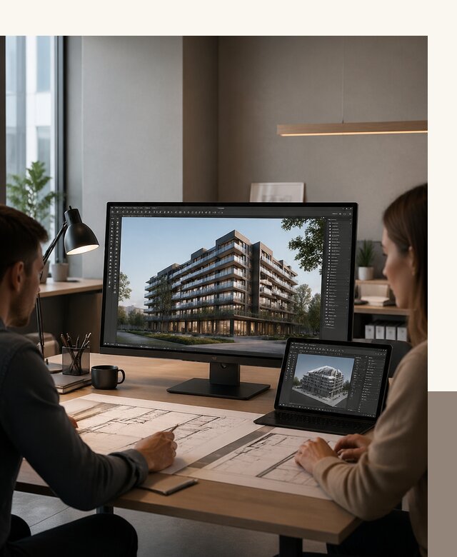3D визуализация архитектуры и объектов строительства в Хабаровске