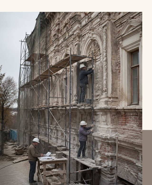 Реставрация объектов культурного наследия под ключ в Хабаровске