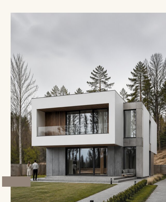 Дом минимализм в Хабаровске заказать проект от 66872 р А3дПро-Хбр